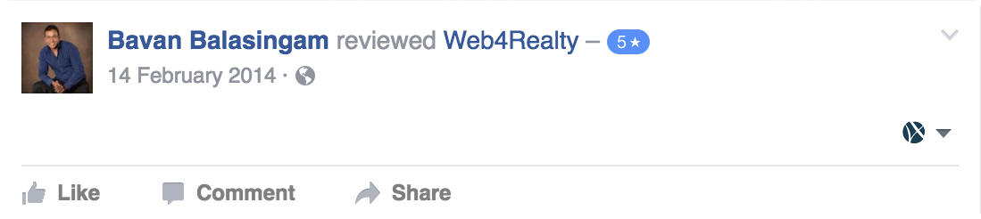 Web4Realty Facebook Review 12