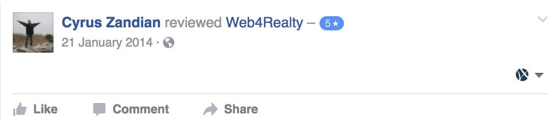 Web4Realty Facebook Review 16