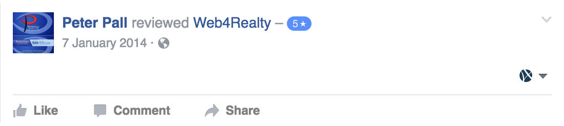 Web4Realty Facebook Review 22