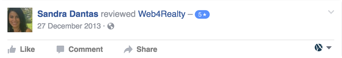 Web4Realty Facebook Review 25