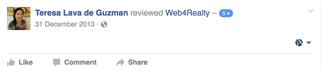 Web4Realty Facebook Review 26