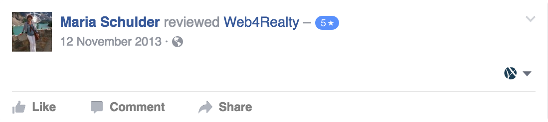 Web4Realty Facebook Review 34