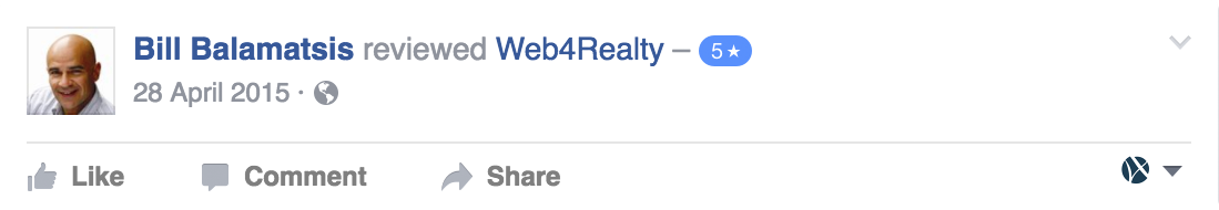 Web4Realty Facebook Review 5