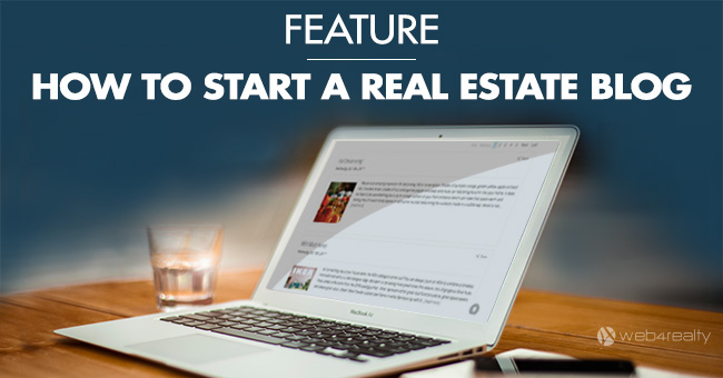 how to start a real estate blog